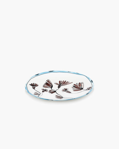 Camelia Aubergine  Dinner Plates  Set of 2