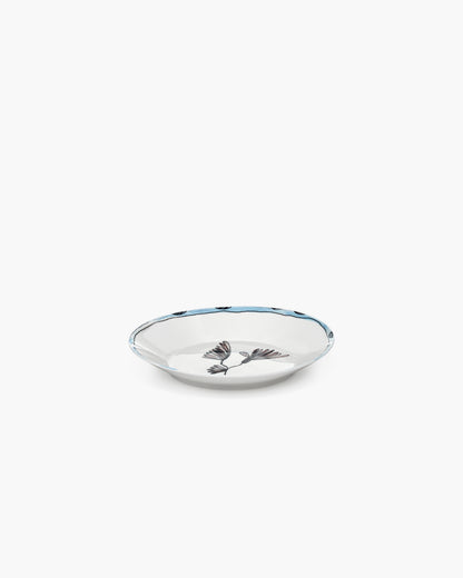 Camelia Aubergine Deep Plates  Set of 2