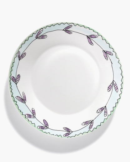 Blossom Milk Deep Plates Set of 2