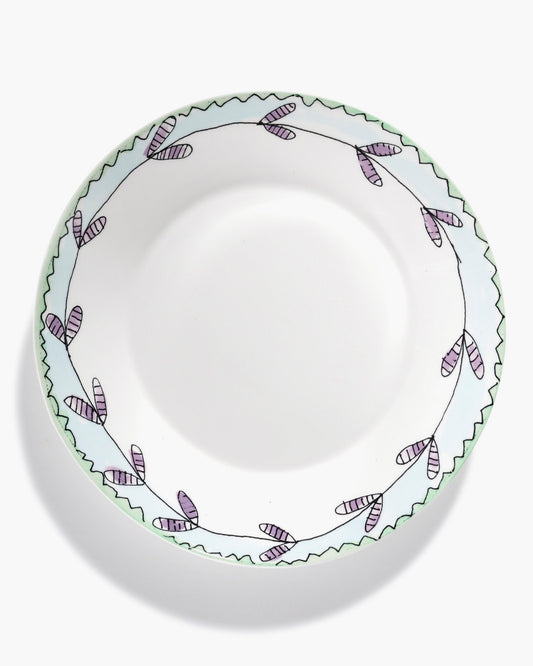 Blossom Milk Deep Plates Set of 2