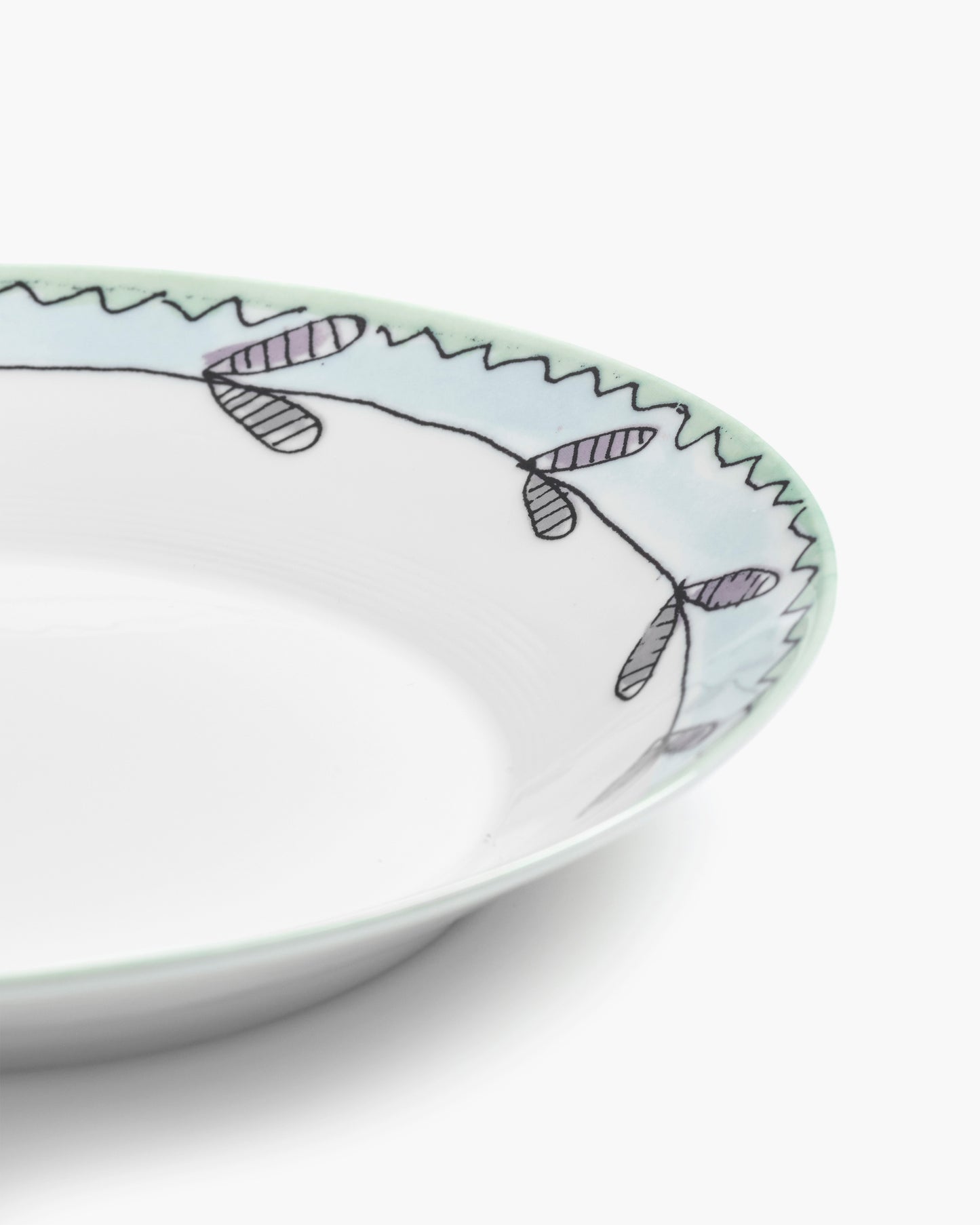 Blossom Milk Deep Plates Set of 2
