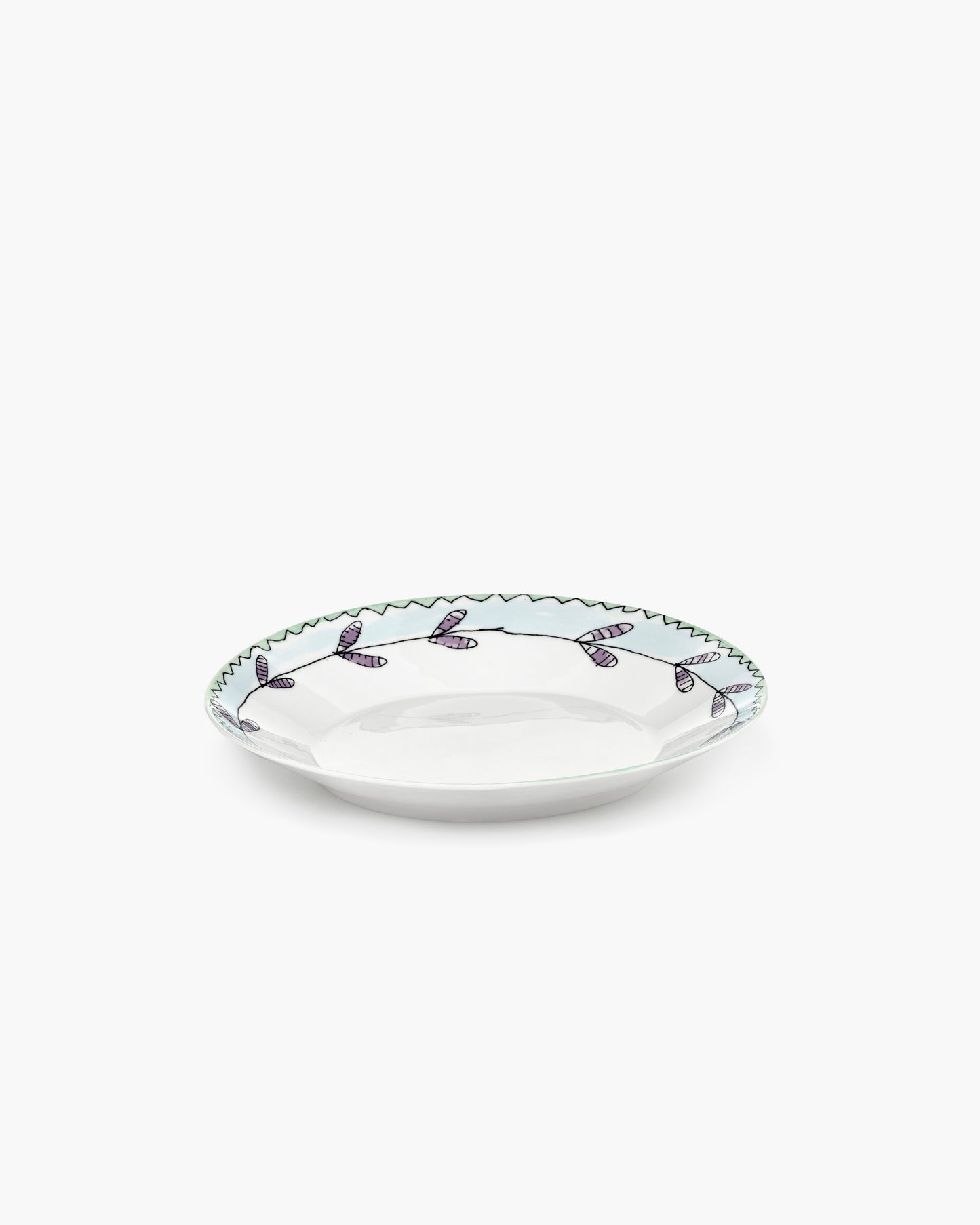 Blossom Milk Deep Plates Set of 2