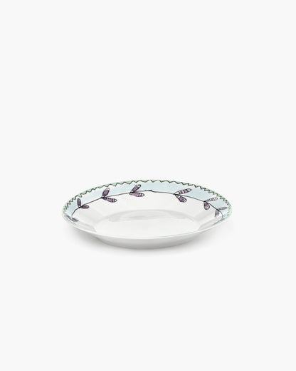 Blossom Milk Deep Plates Set of 2