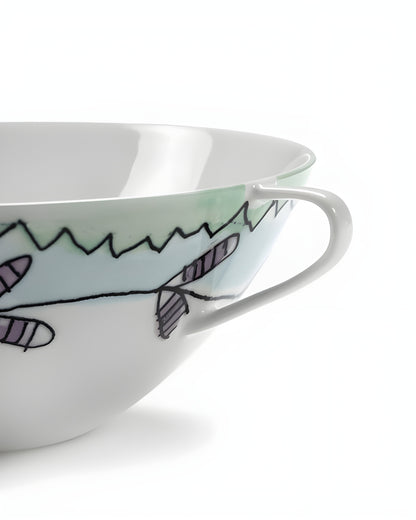 Blossom Milk Soup Bowls Set of 2