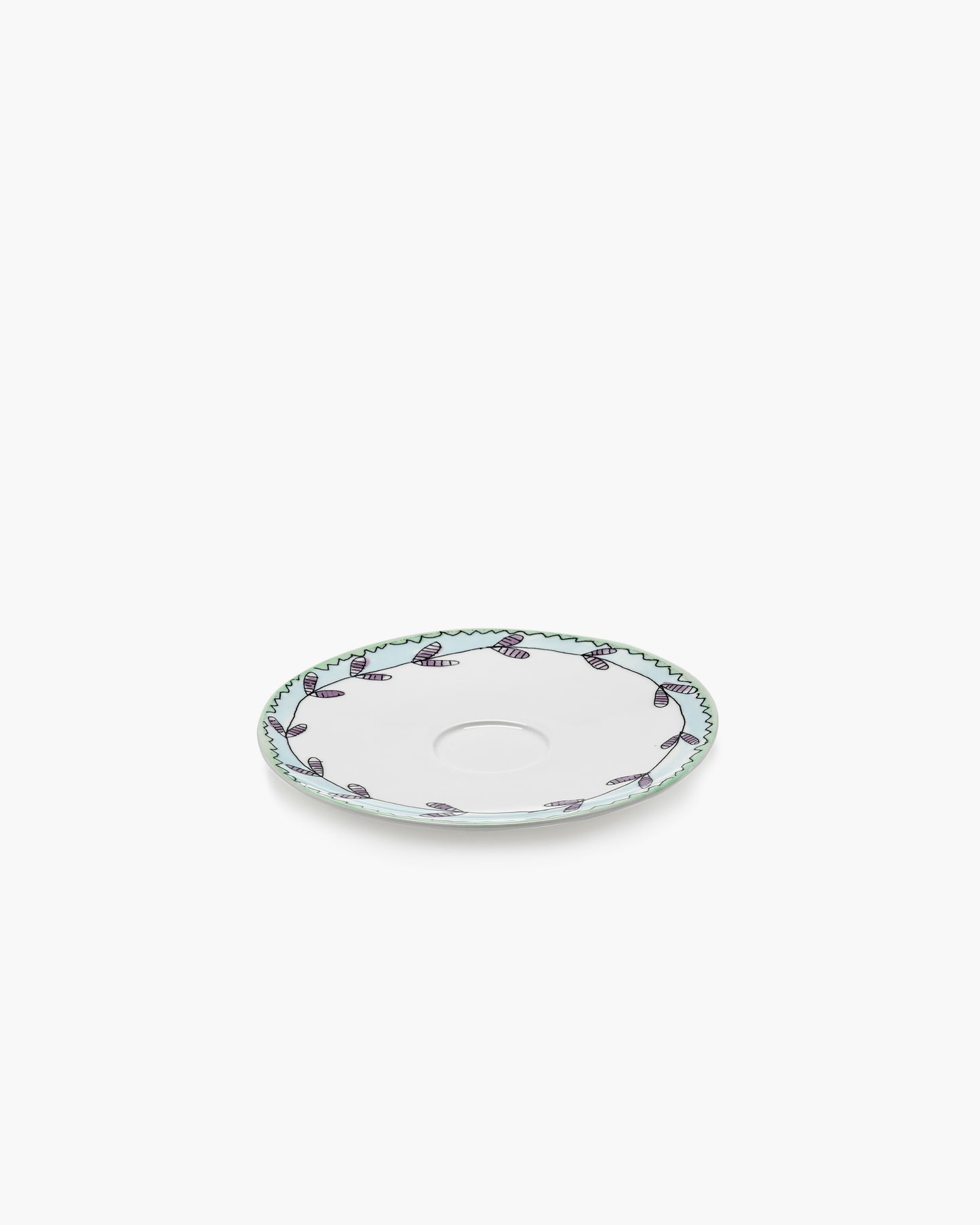 Blossom Milk  Saucer Soup Bowls  Set of 2
