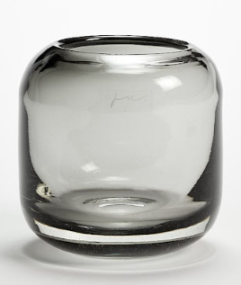 Corina Vase Hurricane Extra Small Black