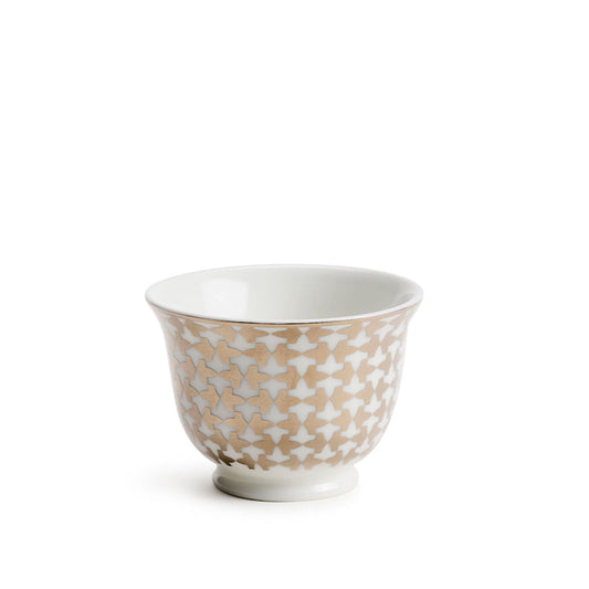 Alhambra Platinum Chaffe Cups  Set of 6