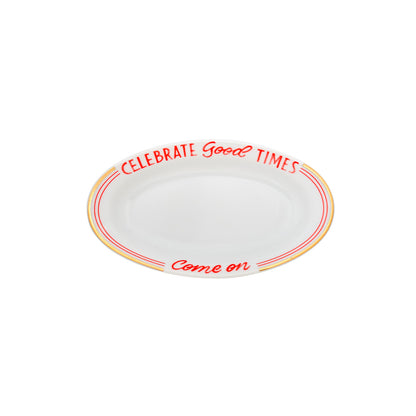 Celebrate Good Times Little Oval Dish