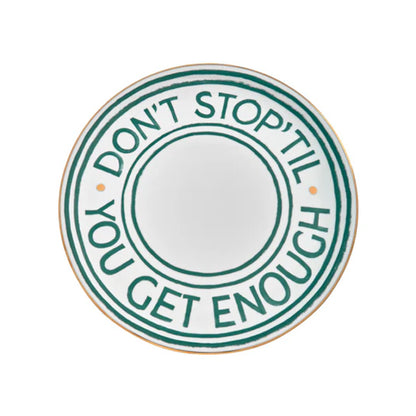 Don't Stop Pizza Plate