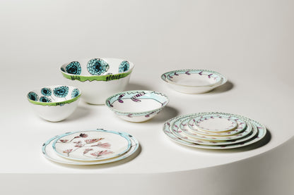 Blossom Milk Low Bowls Set of 2