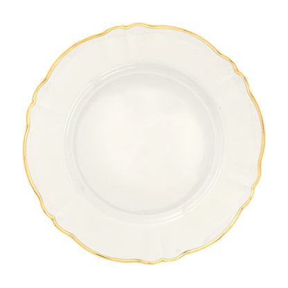 Gold Rimmed Dinner Plate