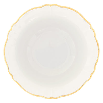 Gold Rimmed Salad Bowl