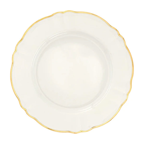 Gold Rimmed Round Platter