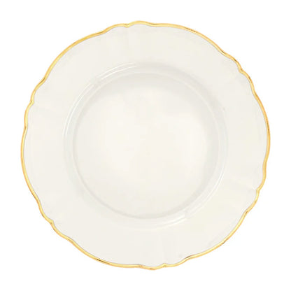 Gold Rimmed Round Platter