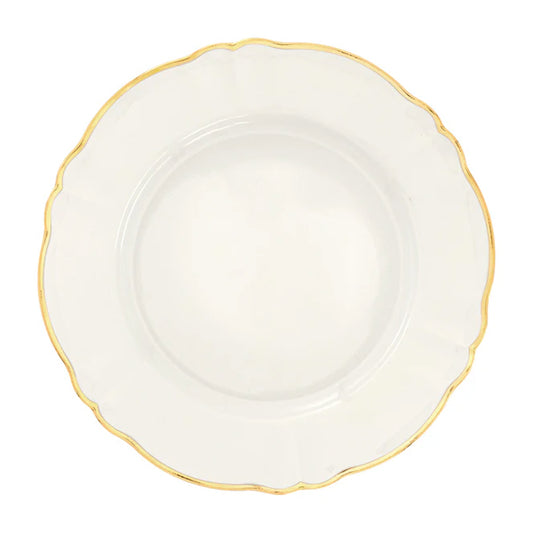 Gold Rimmed Round Platter