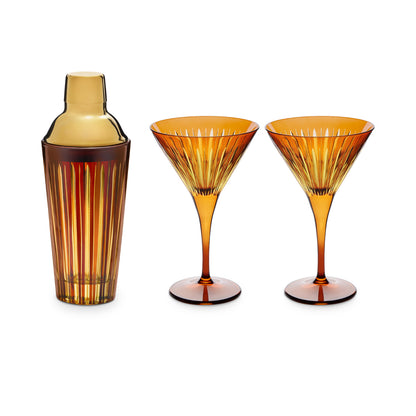 Prism Cocktail Set - Amber
