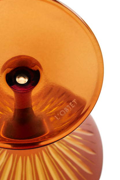 Prism Martini Glasses - Amber (Set of 4)