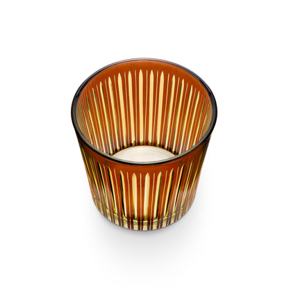 Prism Ice Bucket + Tongs - Amber