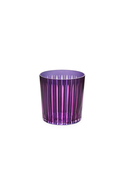 Prism Double Old Fashioned Glasses - Purple(Set of 4)