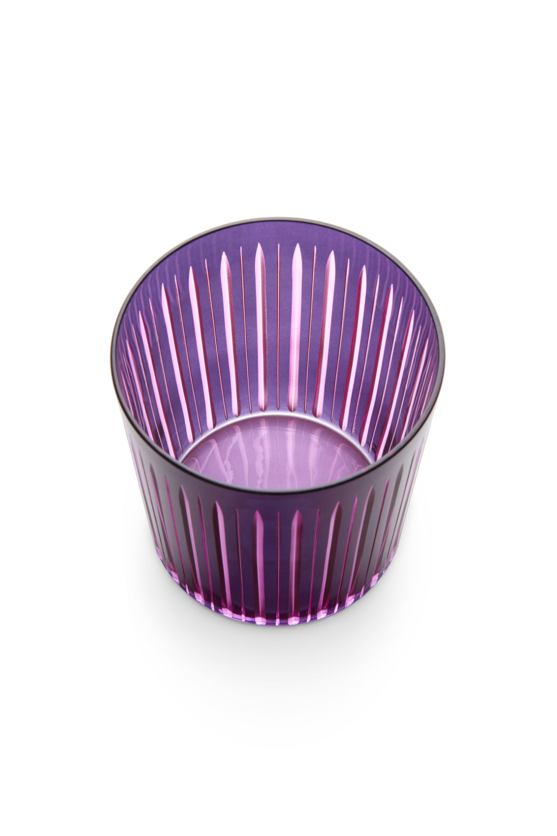 Prism Double Old Fashioned Glasses - Purple(Set of 4)