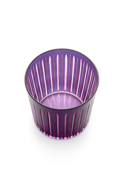 Prism Double Old Fashioned Glasses - Purple(Set of 4)