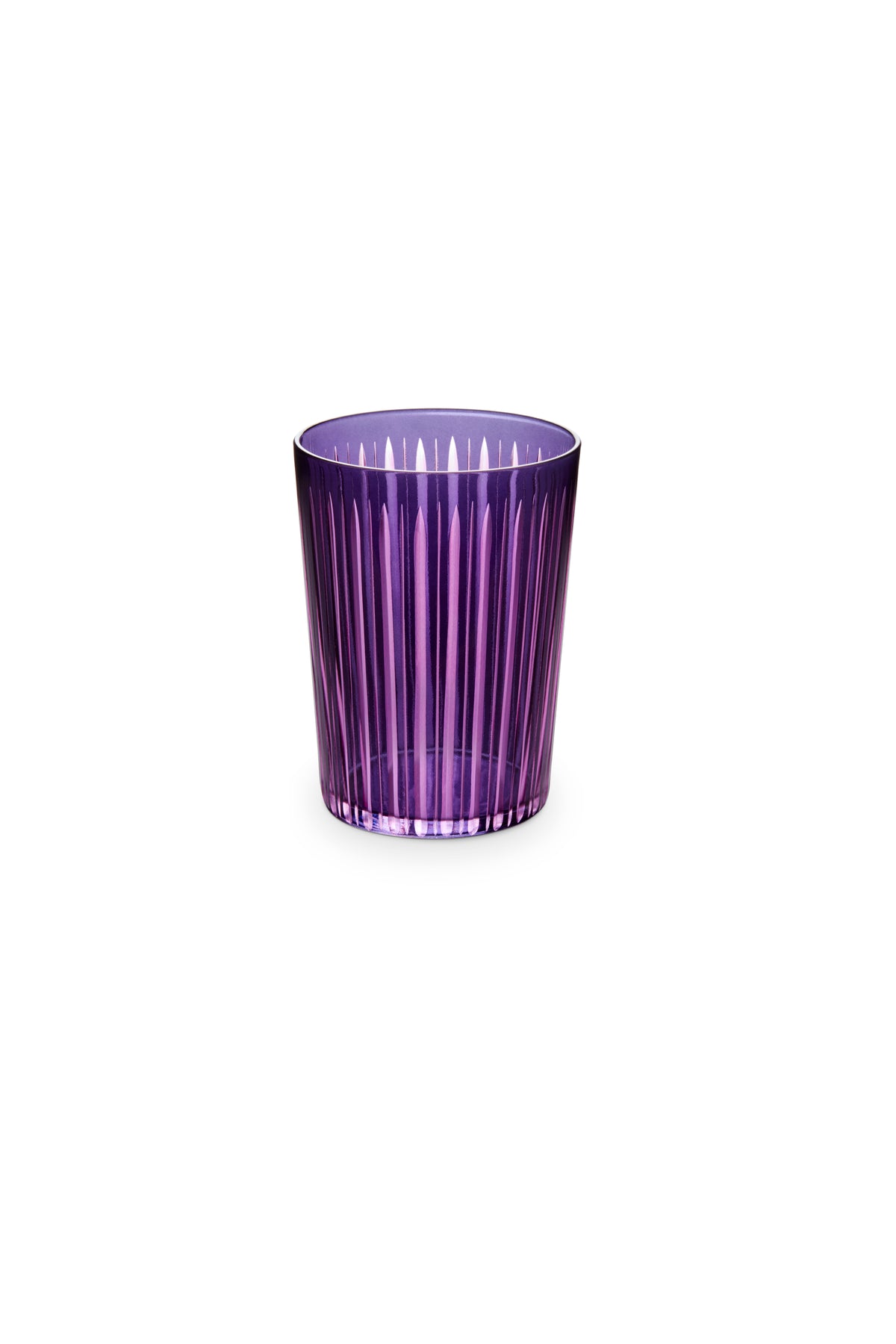 Prism Highball Glasses- Purple (Set of 4)