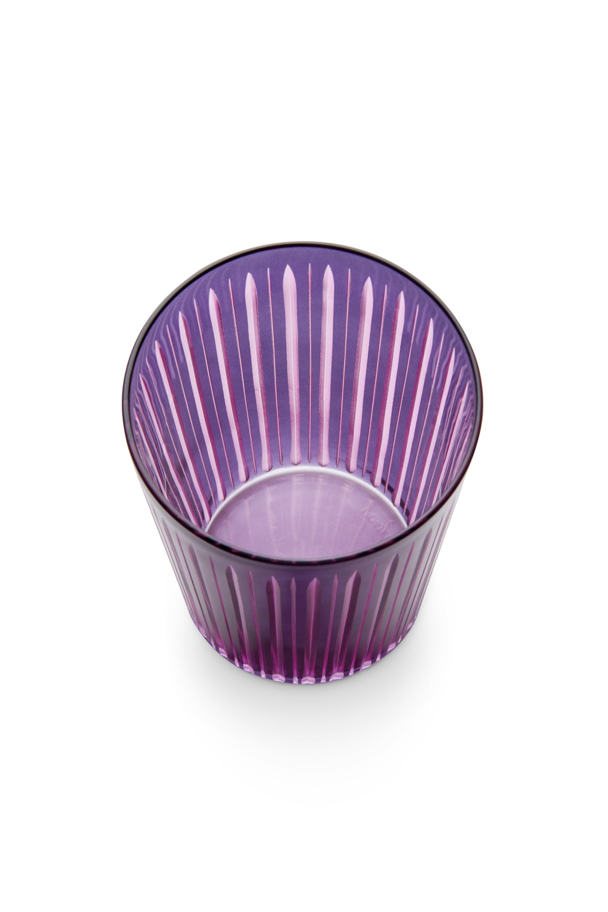 Prism Highball Glasses- Purple (Set of 4)