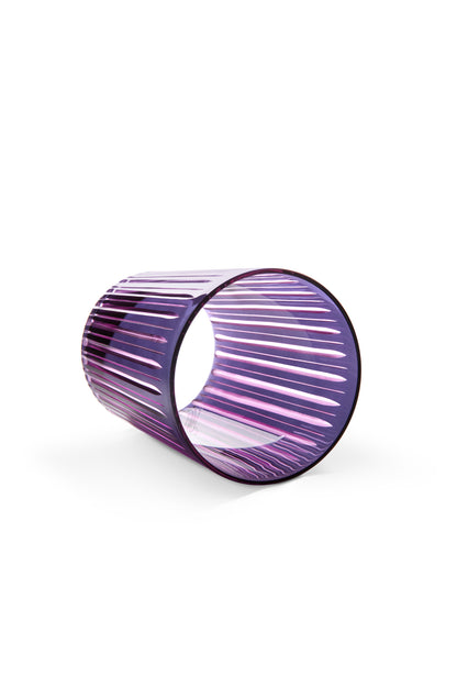 Prism Highball Glasses- Purple (Set of 4)