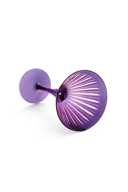 Prism Martini Glasses - Purple (Set of 4)