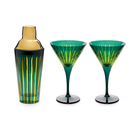 Prism Cocktail Set - Green