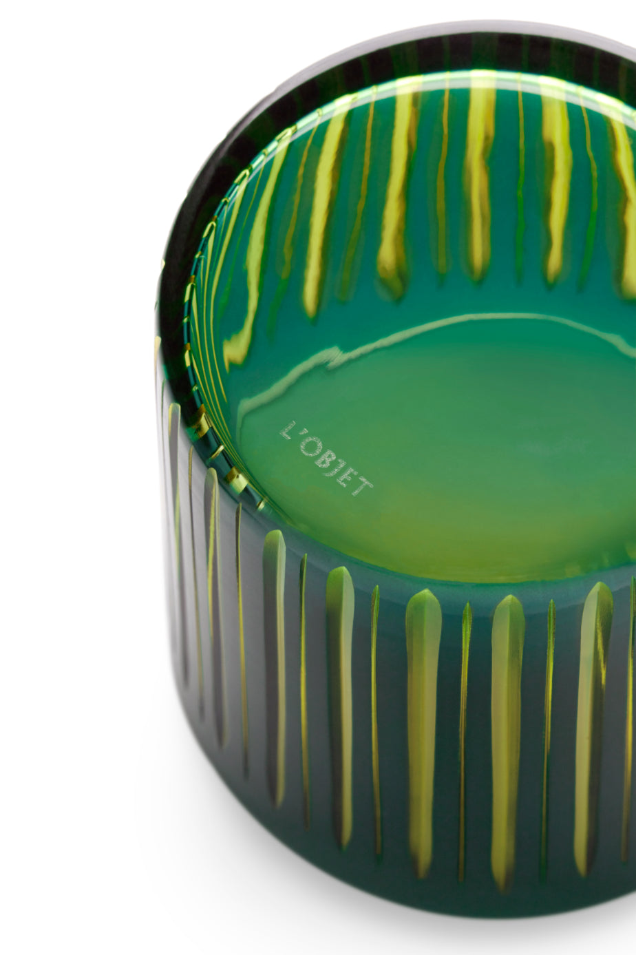 Prism Highball Glasses - Green (Set of 4)