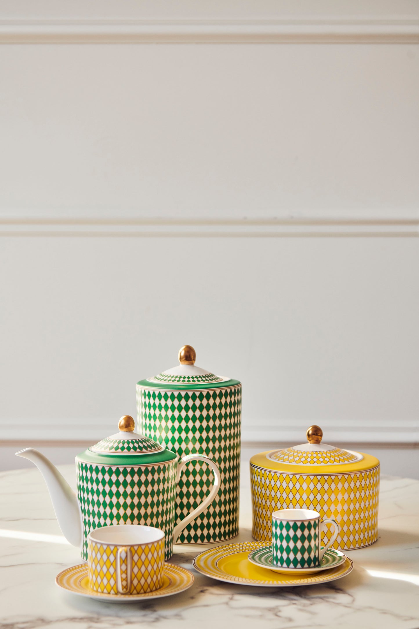 Chess Espresso Cups  Set of 4