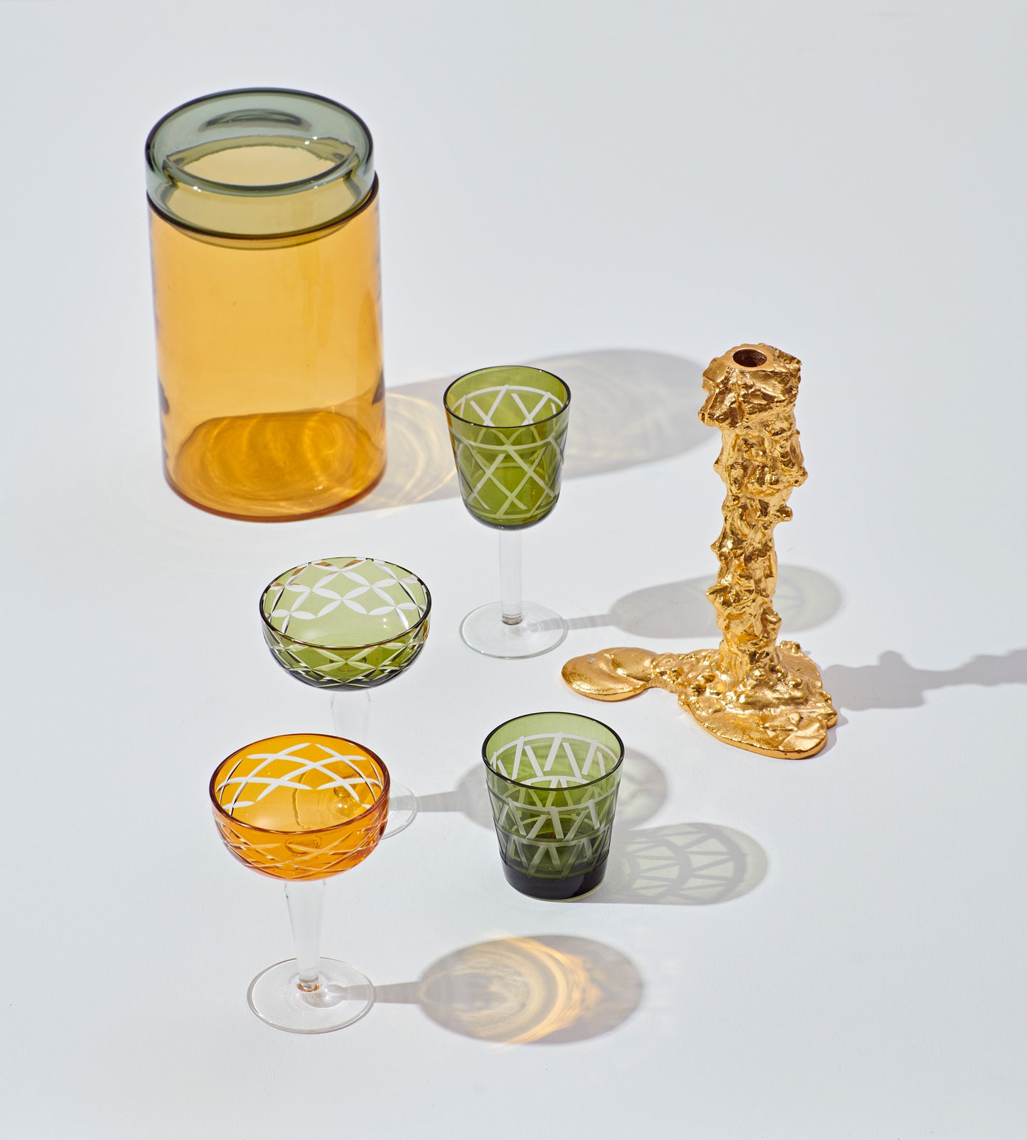 Blocks Tumblers Set of 6