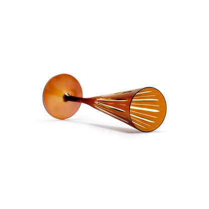 Prism Champagne Flutes - Amber (Set of 4)