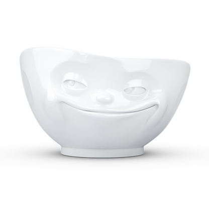 Grinning White Bowl