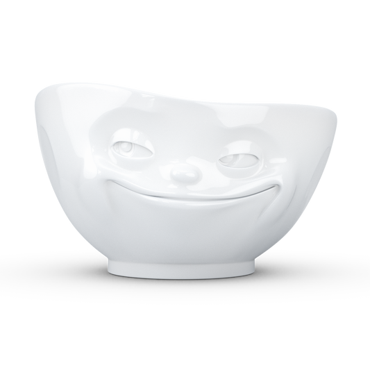 Grinning White Bowl