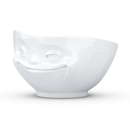 Grinning White Bowl