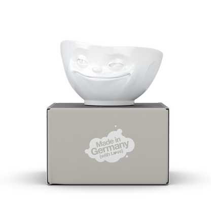 Grinning White Bowl