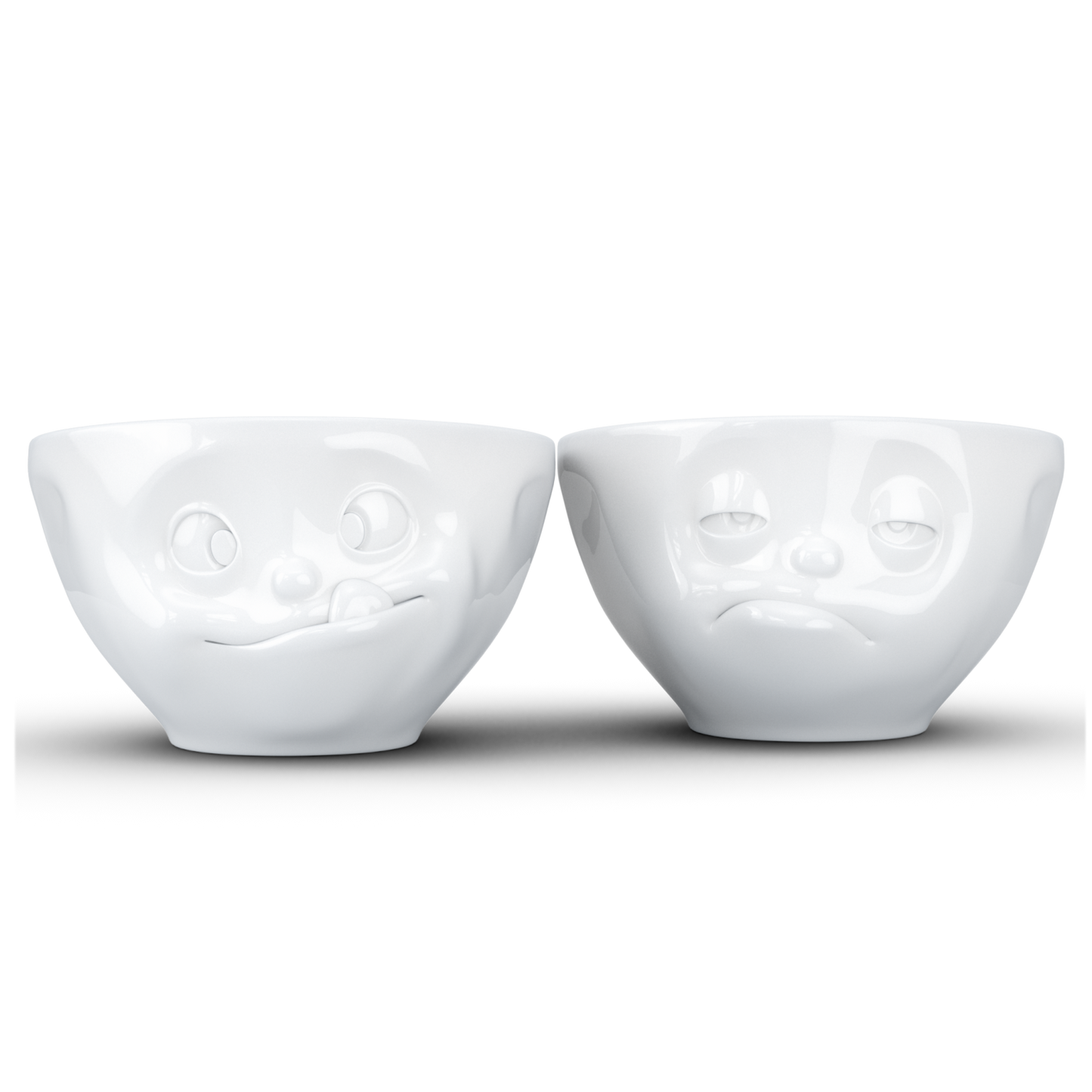 Tasty & Snoozy White Bowls