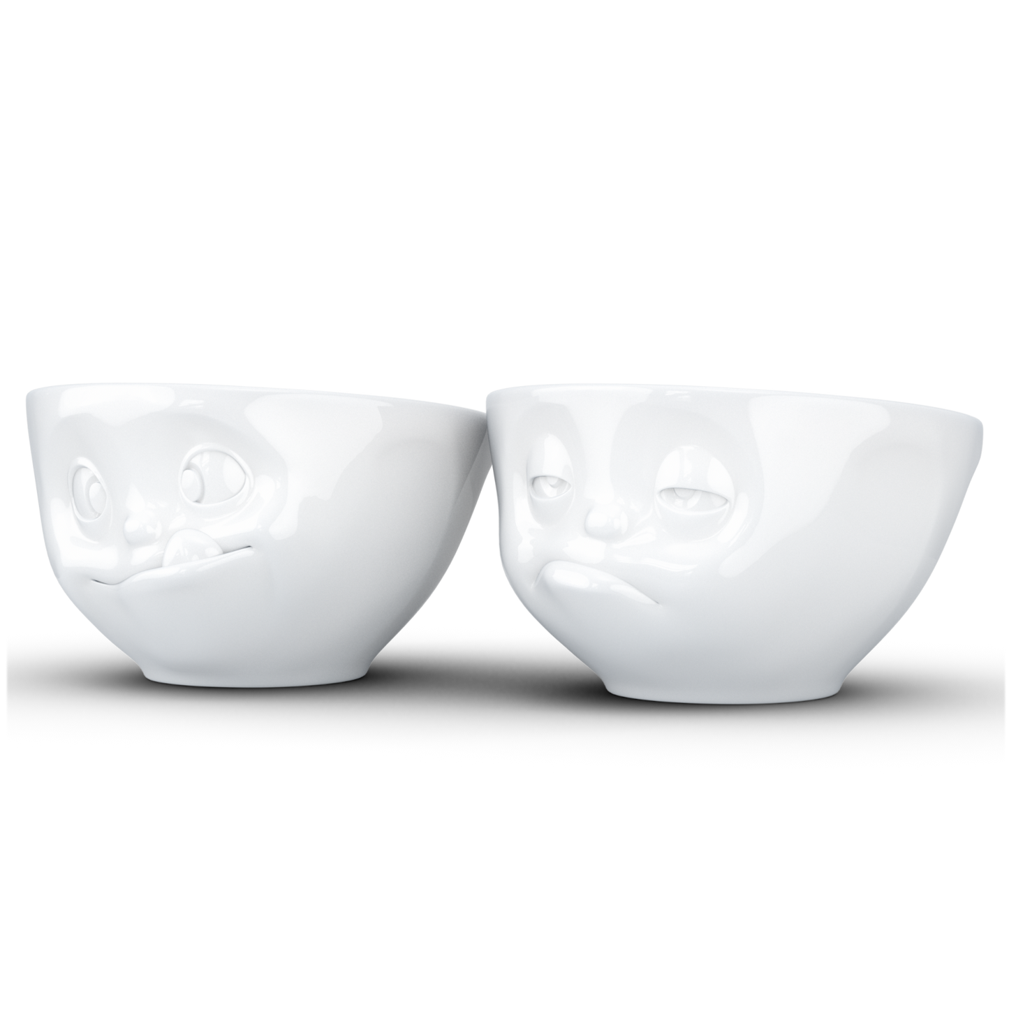 Tasty & Snoozy White Bowls