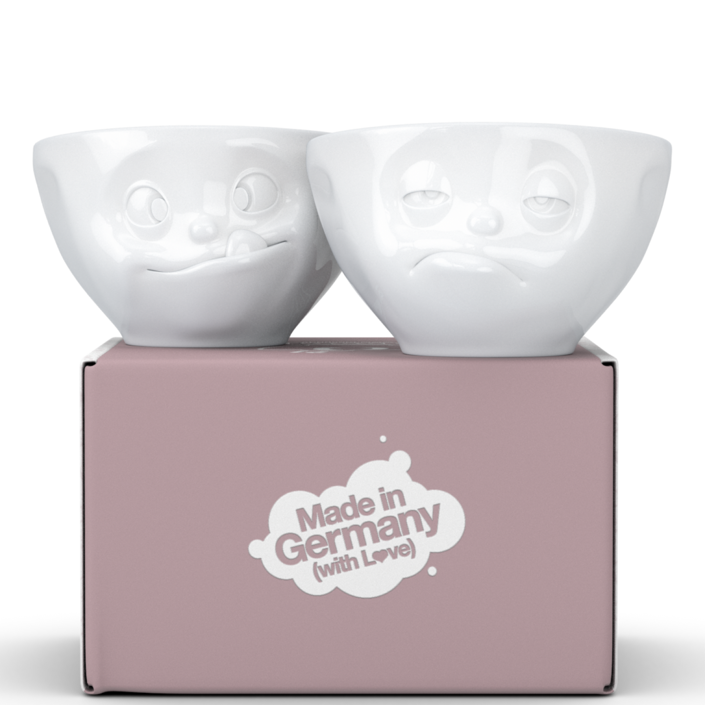 Tasty & Snoozy White Bowls