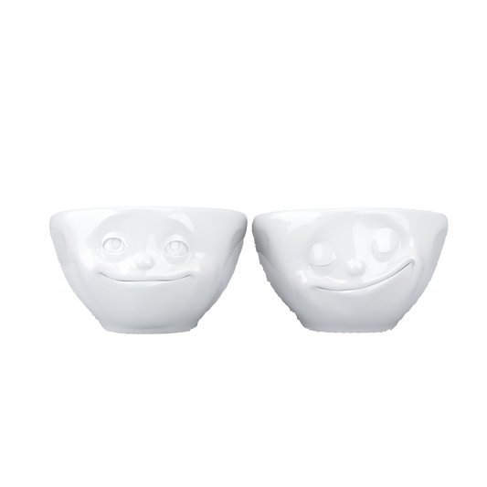 Dreamy & Happy White Bowls