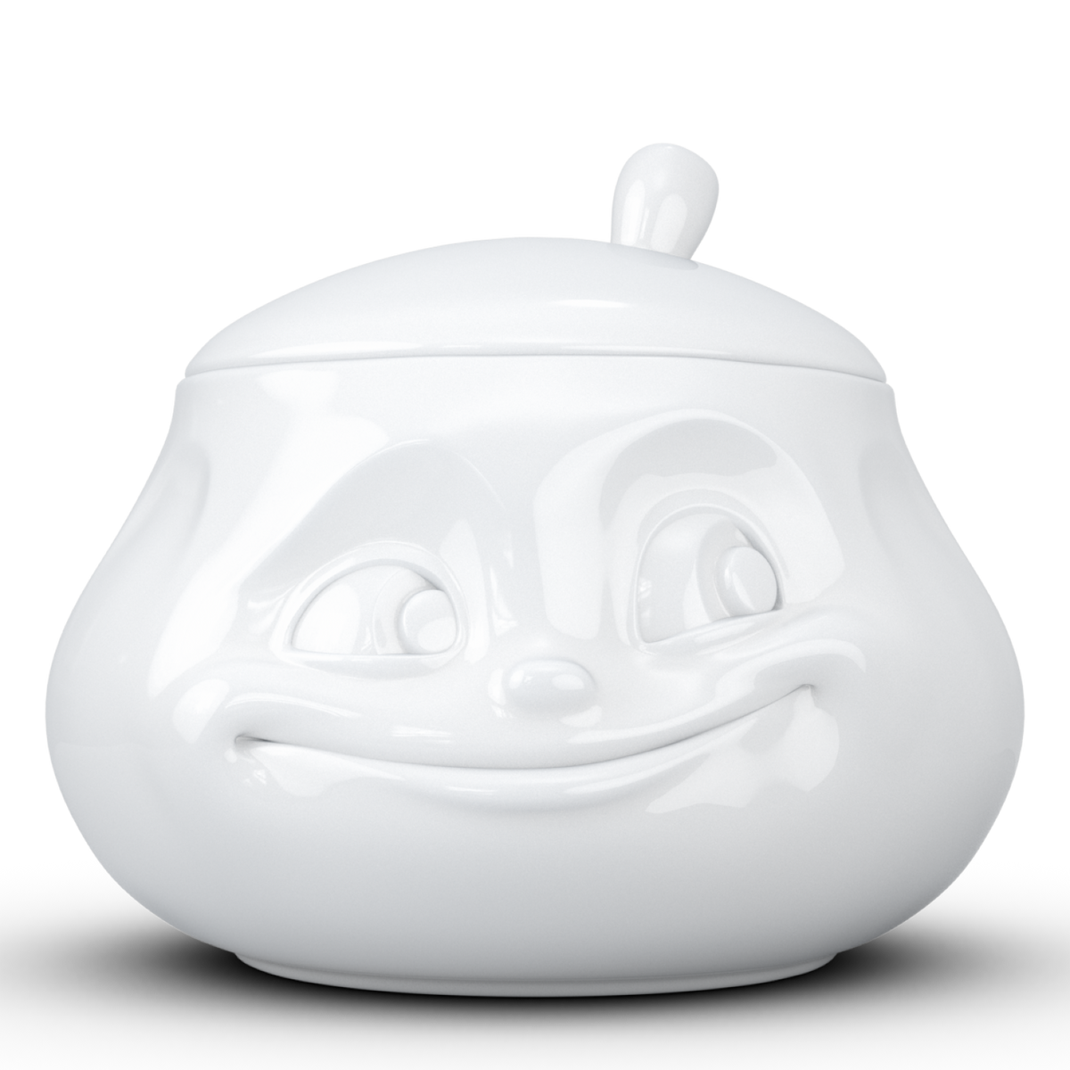 Sugar Bowl "Sweet" in White