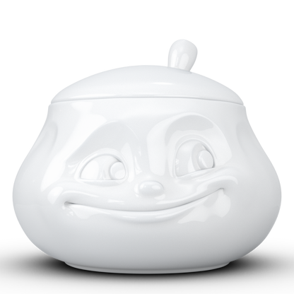 Sugar Bowl "Sweet" in White