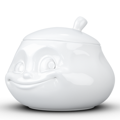 Sugar Bowl "Sweet" in White