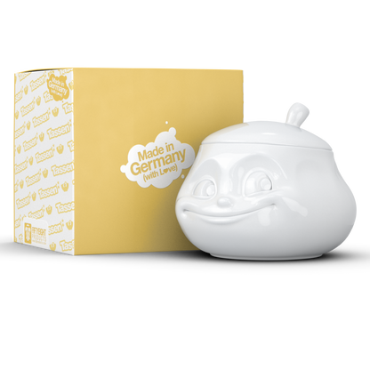Sugar Bowl "Sweet" in White