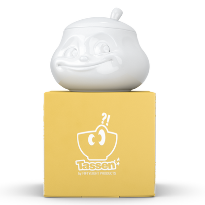 Sugar Bowl "Sweet" in White