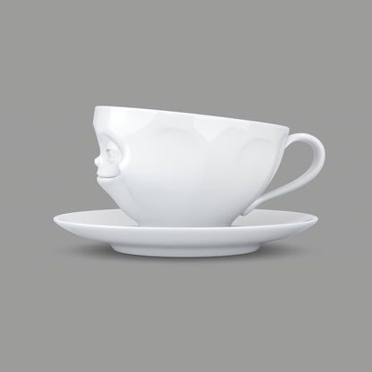 Grinning White Coffee Cup