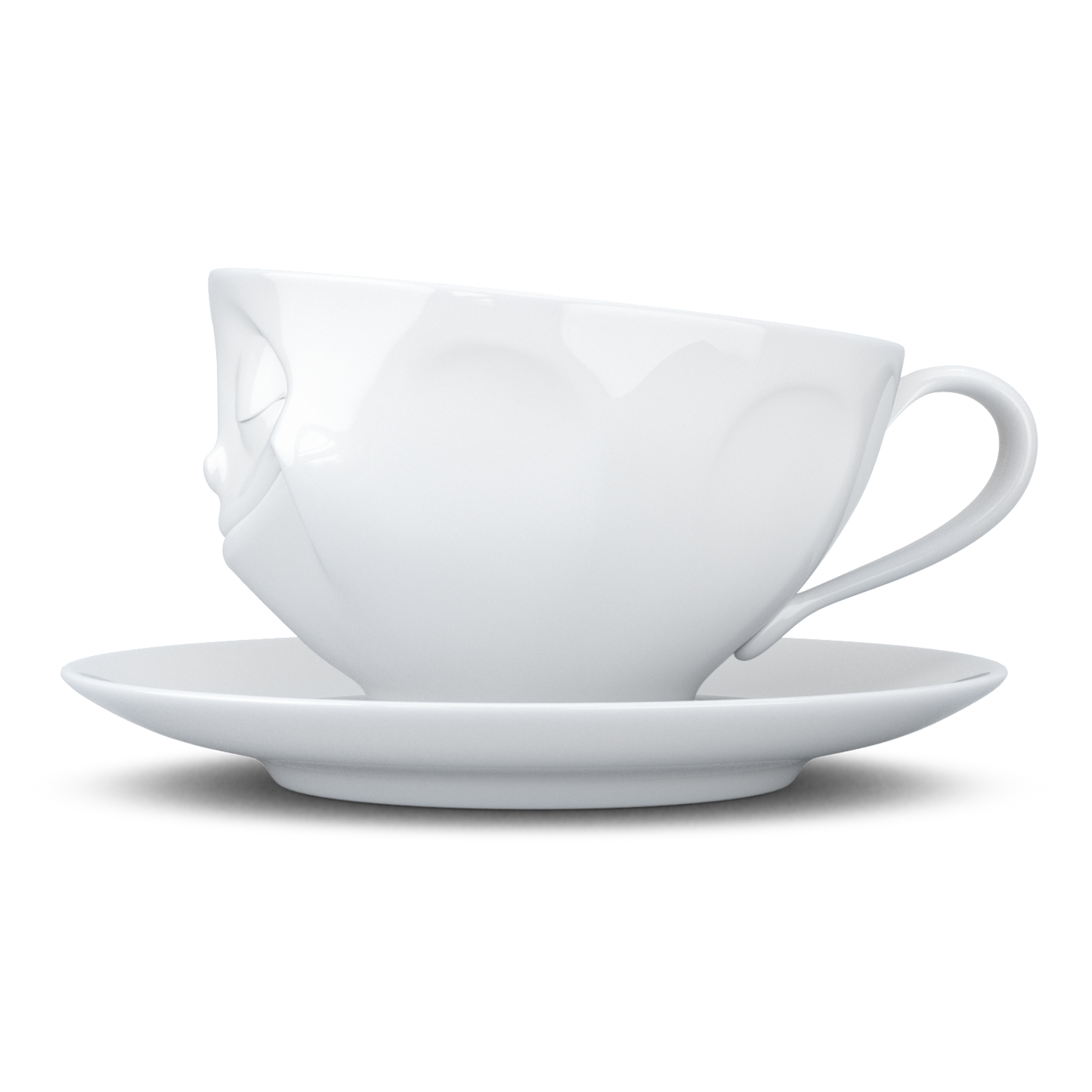Happy White Coffee Cup
