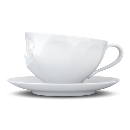 Happy White Coffee Cup